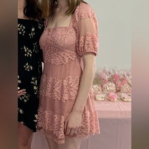 Free people pink dress
